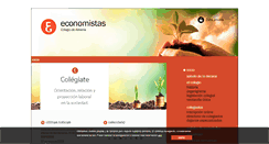 Desktop Screenshot of economistasalmeria.es