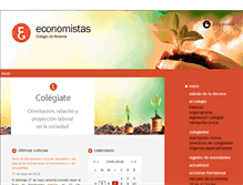Tablet Screenshot of economistasalmeria.es